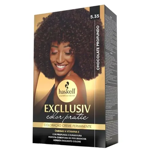 TINTURA HASKEL COLOR PRATIC - 5.35 CHOCOLATE PROFUNDO