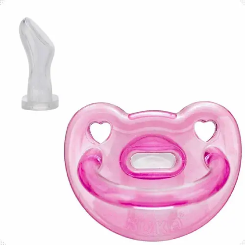 CHUPETA KUKA SILICONE SOFT ROSA TAM2 ORTO
