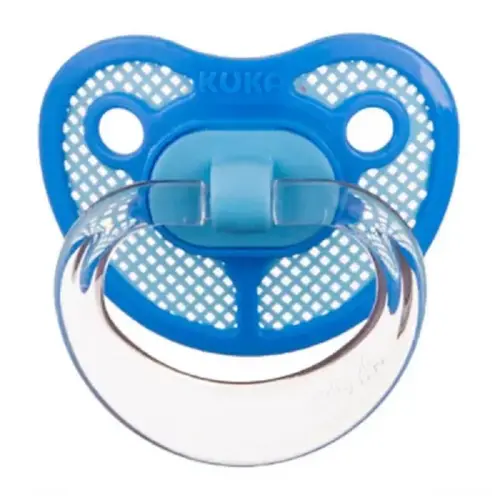 CHUPETA KUKA SILICONE SOFT AZUL ORTO TAM 1 COD 2701