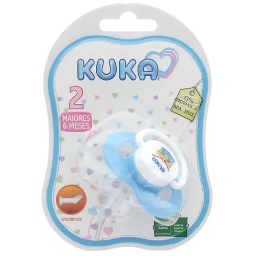 CHUPETA KUKA TAM 2 AZUL CARRINHO