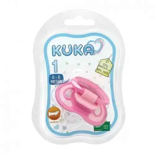 CHUPETA KUKA ROSA FUROS TAM1 ORTO COD 2537