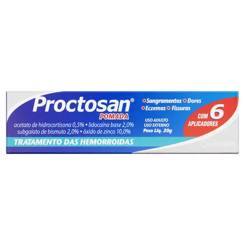 PROCTOSAN POMADA C/ 6 APLICADO