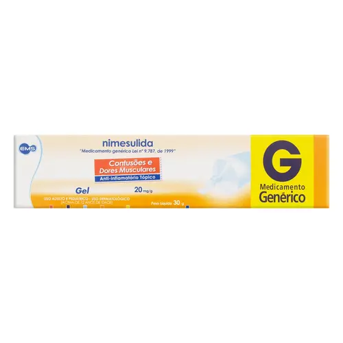 NIMESULIDA 20 MG GEL DERM BG 3