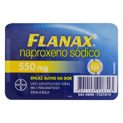 FLANAX 550 MG C/2 CPR