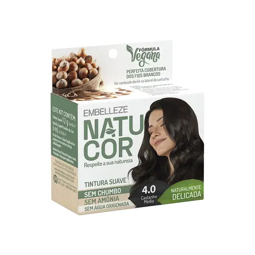 TINTURA NATUCOR IND.4.0 CASTANHO MEDIO