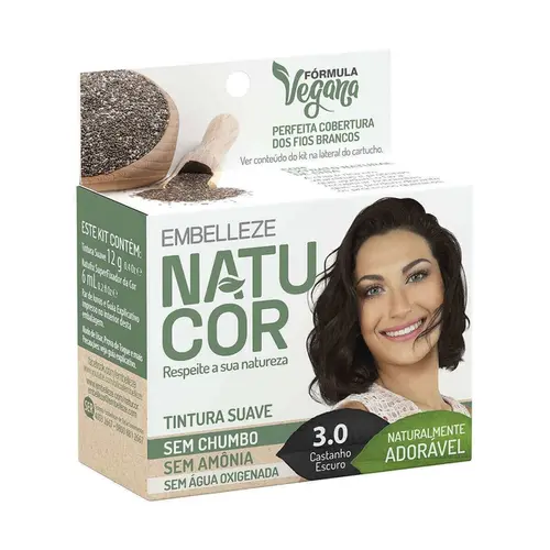 TINTURA NATUCOR IND.3.0 CASTANHO ESCURO