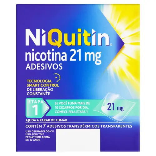 NIQUITIN ADESIVO TRANSP 21 MG
