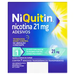 NIQUITIN ADESIVO TRANSP 21 MG