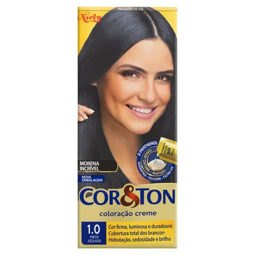 T COR&TON 1.0 PRETO AZULADO