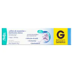SULFATO DE NEOMICINA+BACITRACINA POM 50G MEDLEY