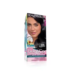 TINTURA BELA&COR KIT SEM AMONIA 2.0 PRETO