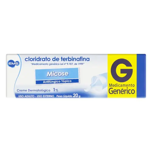 TERBINAFINA CLOR 1% CR C/20 GR