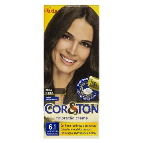 TINTURA COR&TON 6.1 LOURO ESCURO ACINZENTADO