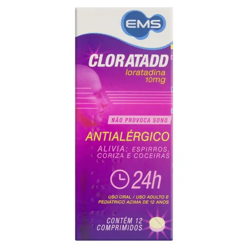 CLORATAD 10 MG 12 CPR EMS*****