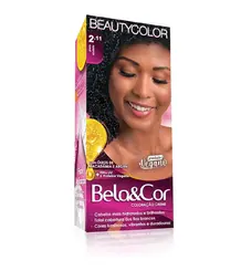 TINTURA BELA&COR 2.11 PRETO AZULADO