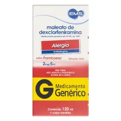DEXCLORFENIRAMINA MALEATO 120