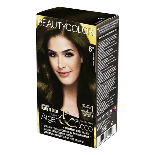 TINTURA BEAUTYCOLOR KIT 6.0 LOURO ESCURO
