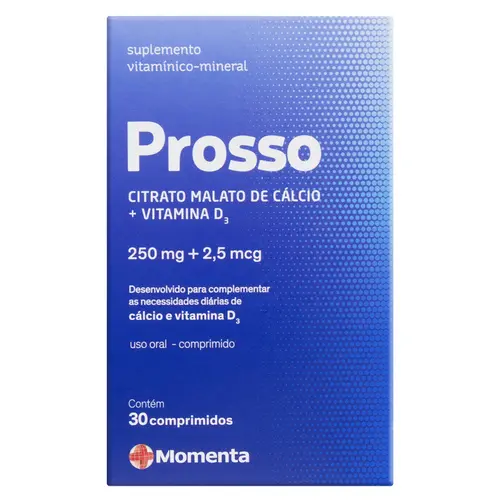 PROSSO 250+2,5MG CX 30 COMP