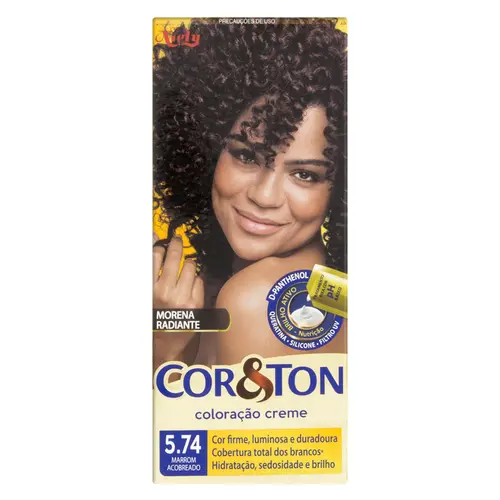 TINTURA COR&TON 5.74 MARROM ACOBREADO