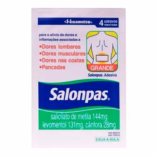 SALONPAS ADESIVO GRANDE 4UN