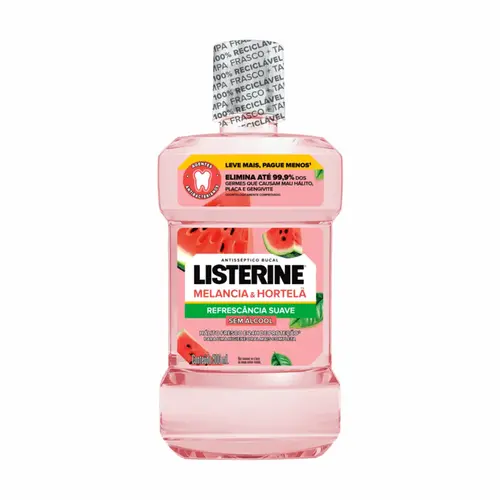 LISTERINE 500 ML MELANCIA & HORTELA SEM ALCOOL