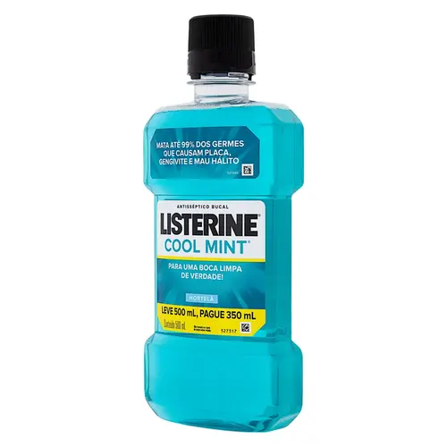 LISTERINE 500 ML COOL MINT HORTELA