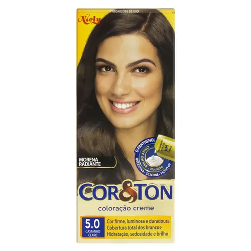 TINTURA COR&TON 5.0 CASTANHO CLARO