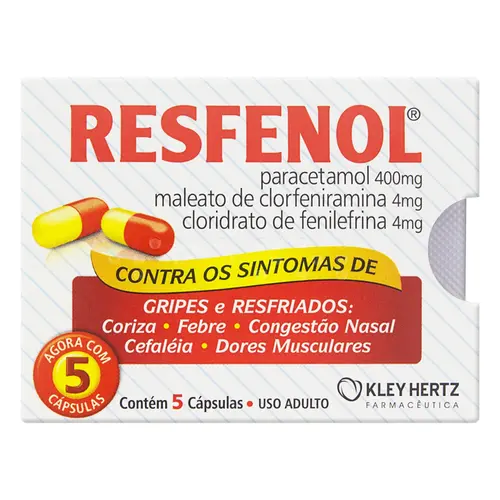 RESFENOL 5 CAPS