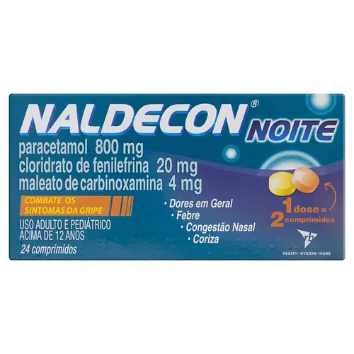 NALDECON NOITE 24 CPR 800+20+4
