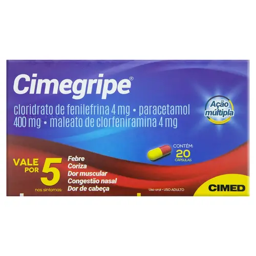 CIMEGRIPE 400 MG C/20 CPS