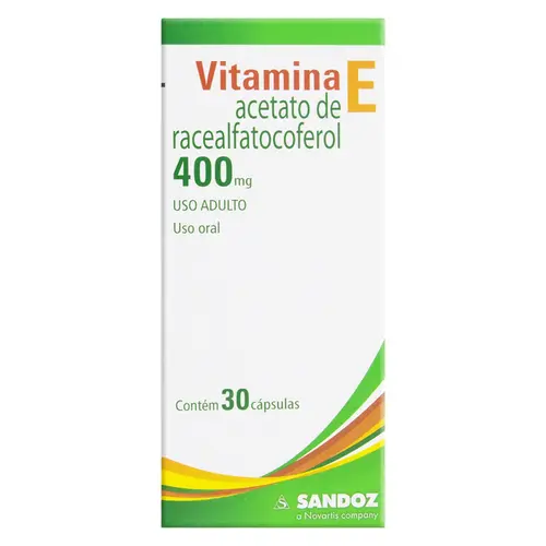 VITAMINA E 400 MG C/30 CAPS*
