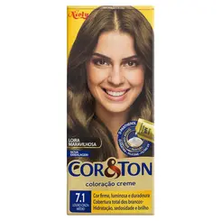 TINTURA COR&TON 7.1 LOURO CINZA MEDIO