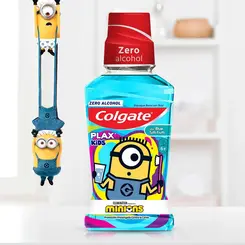ENXAGUANTE BUCAL COLGATE PLAX KIDS MINIONS 250ML