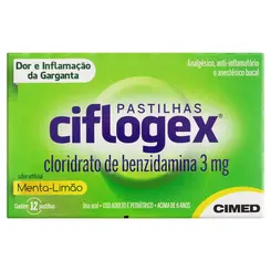 CIFLOGEX MENTA LIMAO 3 MG 12 P