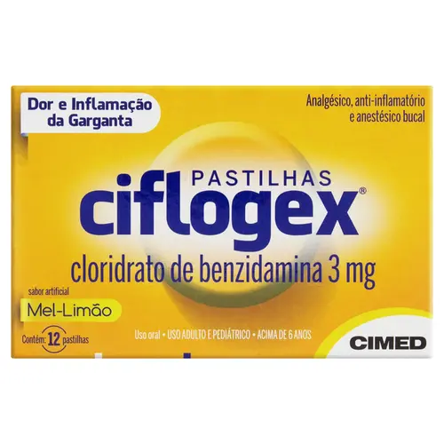 CIFLOGEX MEL LIMAO 3 MG 12 PAS