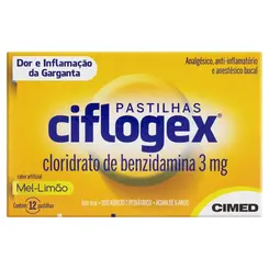 CIFLOGEX MEL LIMAO 3 MG 12 PAS
