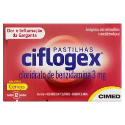CIFLOGEX CEREJA 3 MG 12 PAST