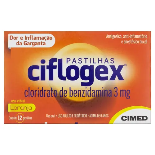 CIFLOGEX LARANJA 3 MG 12 PAST