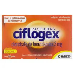 CIFLOGEX LARANJA 3 MG 12 PAST