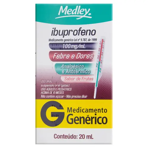 IBUPROFENO 100MG/ML GTS 20ML
