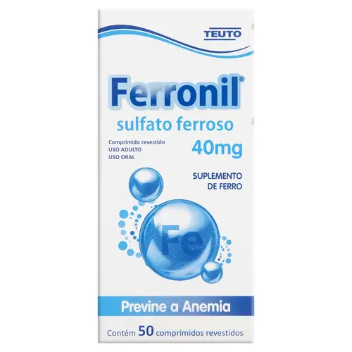 FERRONIL 40 MG C/50 DRG