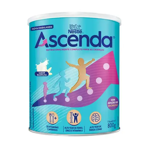 ASCENDA BAUNILHA 800 GR