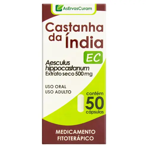 CASTANHA DA INDIA 500 MG C/50