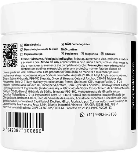 PRINCIPIA CREME HIDRATANTE CH-02 454G