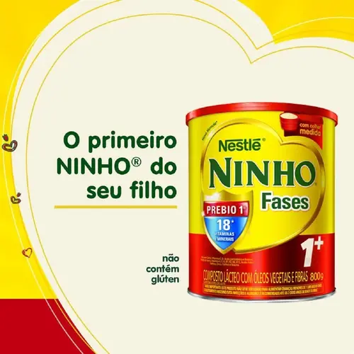 LEITE NINHO FASES 1 PREBIO 800
