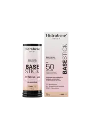 BASE STICK HIDRABENE DERMA FPS 50 UVA+UVB CLARA 1.0 15 G