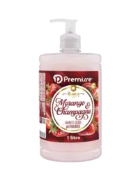 SABONETE LIQUIDO PREMISSE 1 LITRO MORANGO E CHAMPAGNE