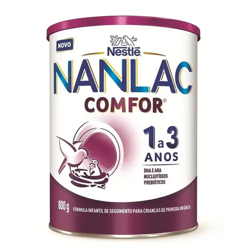 LEITE NAN COMFORT 1 A 3 ANOS 800G