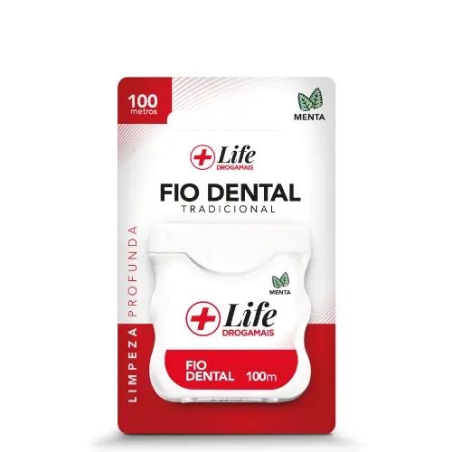 FIO DENTAL LIFE DROGAMAIS MENTA 100 MTS JR751