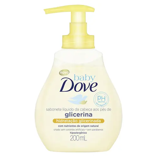 SAB LIQ DOVE BABY HIDRAT GLICERINADA 200 ML